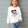 thumbnail image 5 of RXIRUCGD Chemises à Manches Longues pour Filles, Col Rond Mignon, Blouses Décontractées Élégantes (Blanc, Taille : 5 Ans), 5 of 5