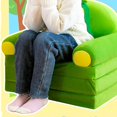thumbnail image 3 of Cartoon Couch Chairs Cover Foldable Three Tiered for Playing Room Bedroom Dinosaur, 3 of 4