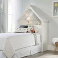 thumbnail image 2 of Sauder Pinwheel Twin Playhouse Headboard in Soft White, 2 of 7