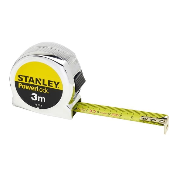 STANLEY® - PowerLock® Classic Pocket Tape 3m (Width 19mm) (Metric only)
