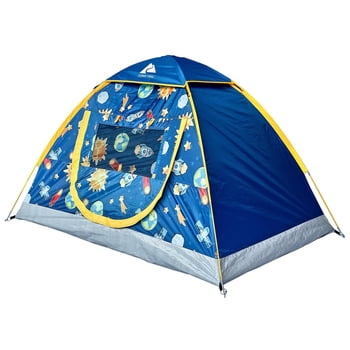 Ozark Trail Kids Play Tent, Easy Set up, Space Pattern, Blue, Ideal for 2 Children
