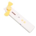 thumbnail image 3 of DEWIN Handheld Misting Fan 2 Speed Rechargeable Portable Small Desktop Fan for Home Office Travel Yellow, 3 of 14