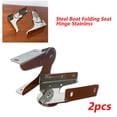 thumbnail image 1 of 2 Pack Stainless Steel Boat Hinge Marine Grade Hinge Ranger Boat Folding for SEAT -, 1 of 4