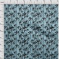thumbnail image 4 of oneOone Rayon Baby Blue Fabric Tropical Tree Craft Projects Decor Fabric Printed By The Yard 56 Inch Wide, 4 of 4