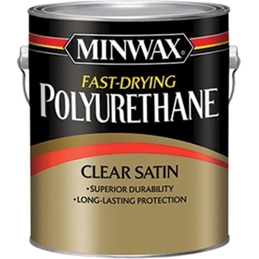 Minwax 71028 1 Gal. Satin Transparent Séchage Rapide Polyuréthane