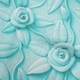 thumbnail image 1 of oneOone Rayon Aqua Blue Fabric Florals Sewing Craft Projects Fabric Prints By Yard 56 Inch Wide, 1 of 4