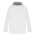 thumbnail image 4 of MeetoTime Manteau de Pluie Imperméable pour Femme Mi-Long à Capuche Coupe-Vent Extérieur Randonnée Imperméable Tailles Régulières et Plus, 4 of 5
