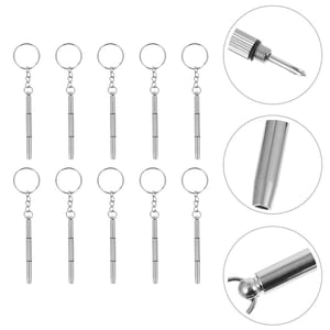 UPGRATOR 10pcs Precision Screwdrivers Metal Assorted Color for Detailed Repairing Work Back to School