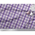 thumbnail image 2 of Soimoi Georgette Viscose Fabric Check Check Printed Craft Fabric by the Yard 42 Inch Wide, 2 of 5
