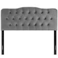 thumbnail image 3 of Annabel Queen Diamond Tufted Performance Velvet Headboard, 3 of 4