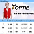 thumbnail image 5 of TOPTIE Kid Volunteer No-Button Child Vest Waistcoat Party Vests 5 Packs-Navy-M, 5 of 5