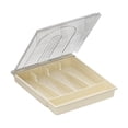 thumbnail image 2 of Dvkptbk Polycarbonate Storage Cutlery Organizer Cutlery Organizer with Lid Drawer Tabletop Cutlery Tray Outdoor Cutlery Organizer Organization and Storage, 2 of 6