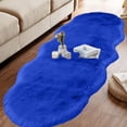 thumbnail image 4 of Faux Sheepskin Runner Rug,Faux Sheepskin Fur Rug 15.6x55 Runner Rugs,High Pile Soft Plush Fuzzy Rug for Bedroom,Bedside Rug Shag Rug Fluffy Carpet for Living Room Home Decor,Furry Washable Area Rugs, 4 of 8
