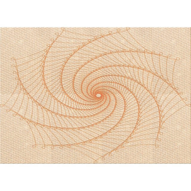 Ahgly Company Machine Washable Indoor Rectangle Transitional Orange Area Rugs, 2' x 4'