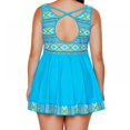thumbnail image 3 of Maillot de Bain Femme Grande Taille Deux Pièces Cross Back avec Short, 3 of 4
