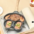 thumbnail image 5 of Fesfesfes Flat Bottom Non Stick Frying Pan for Breakfast Eggs Pancakes Omelette Mini Size Small Pan Even Heating Easy to Clean Stovetop Compatible Home Kitchen Cooking Tool, 5 of 5