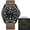 K-Brown, variant on Rinsvye Watch Mens Black Quartz Aviation Watch Sport Dial Wrist Watch World Map Watch Date Men's Watch Watches for Men Digital Analog Watch Automatic Watches for Men