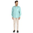 thumbnail image 2 of Bestman Solid Formal Button Down Shirt For Men Long Sleeve With Patch Pocket Business Wear, 2 of 7