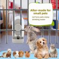 thumbnail image 2 of Automatic Pet Water Dispenser Hanging Drinker Bottle Bowl for Cage Small Animals Hydration Solution, 2 of 4