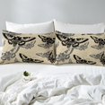 thumbnail image 4 of Erosebridal Teens Skeleton Sheet Set Queen, Moth Butterfly Bedding Sets Queen Size, Mandala Boho Decor 4pcs, 4 of 7