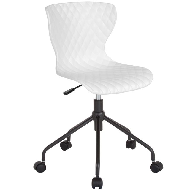 Brockton Contemporary Design Black Plastic Task Office Chair
