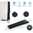 thumbnail image 2 of SURJDE Cooling Fan for PS5/Playstation 5 Digital Edition & Ultra HD Game Console, USB External Cooler 3 Fan Temperature Control Mini Cooling System (Black), 2 of 7