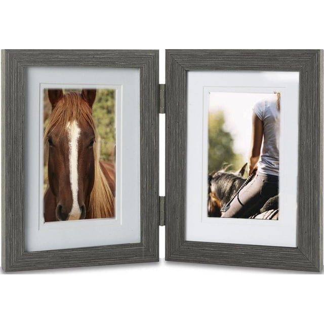 Hometrends Ultima Double Hinged Frame (2) 5x7in Openings
