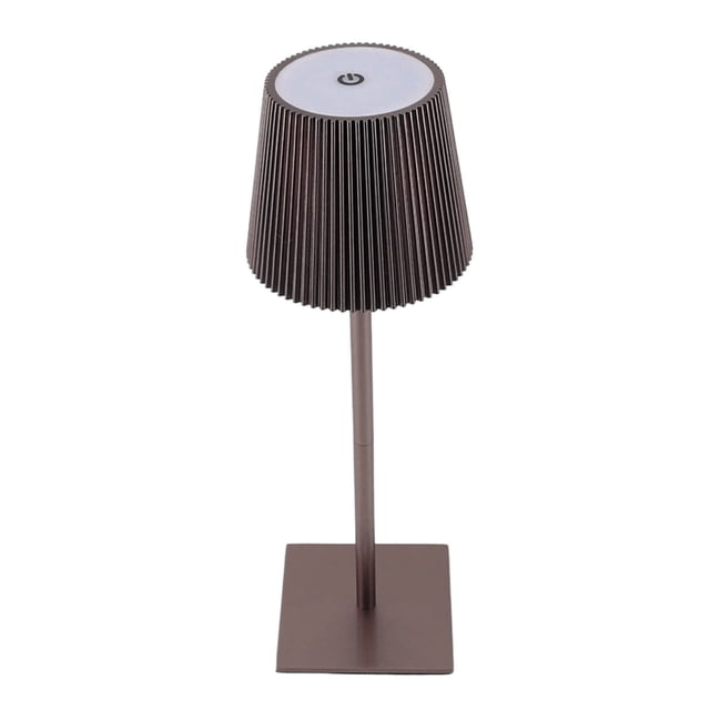 LED Cordless Table Lamp 3600mAh Rechargeable Battery, 3 Color Stepless Dimming, Portable Bedside Lamp for Bars, Bedroom, Restaurants, Reading
