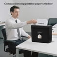 thumbnail image 4 of Woolsche Paper Shredder for Home,5 Sheet Desktop Cross Cut with 2.38-Gallon Basket Shredder,P-4 Security Level, 4-Mode Design, Shreds Paper/Credit Card - Durable, with J, 4 of 7