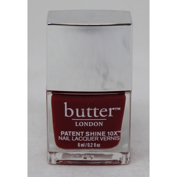 Butter London Patent Shine 10X Mini Nail Lacquer Her Majesty Red 0.2 Ounces