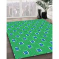 thumbnail image 3 of Ahgly Company Tapis d'Intérieur Lavable en Machine Carré Vert Printemps Transitionnel, 7 Pieds Carré, 3 of 7