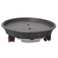 thumbnail image 3 of Staron Support pour Plantes avec Roues, Chariot de Palettes de Plantes Supports de Plantes d'Extérieur pour Patio, Chariot Rond pour Pots de Fleurs avec Roues, Chariot de Palettes de Pots de Plantes avec Roulettes Universelles, 3 of 6