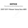 thumbnail image 2 of Kugel Rear Wheel Bearing Hub Assembly 70-512387 for Car 2007-2011 Nissan Versa Non-ABS, 2 of 11