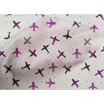 thumbnail image 5 of oneOone Cotton Poplin Purple Fabric Travel Sewing Craft Projects Fabric Prints By Yard 56 Inch Wide, 5 of 5