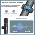 thumbnail image 2 of (Latest Model) - Professional Wireless Microphone for iPhone, iPad, Android, Lavalier Microphone for Video Recording - iPhone Mic Crystal Clear Recording with USB-C for Content Creators, 2 of 5