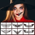 thumbnail image 1 of 10 Sheet Halloween Temporary Tattoos,Tattoos Stickers For Halloween, 1 of 8