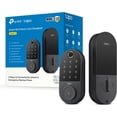 thumbnail image 4 of TP-Link - Tapo DL110 Smart Wi-Fi Deadbolt Lock - Lock/Unlock using Keypad, App, or Fingerprint Recognition - Replaces Most Locks - Black, 4 of 8