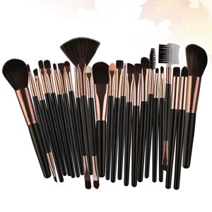 LOLIPPYY Makeup Brush Set 25Pcs For Ladies Who Usually Make Up Nylon Material