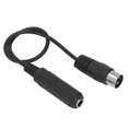 thumbnail image 1 of 6.35mm Female To 5pin MIDI Adapter Cable, 1ft Long Reduced Distortion Plug And Play 5 Pin MIDI Cable 1 Ft Wide Applicability  For DVD Players For MP3, 1 of 8
