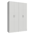 thumbnail image 1 of Madesa Kitchen Set 2 Pantry Storage Cabinet with 10 Utility Shelves 47"L Wooden Organization Unit for Kitchen - White, 1 of 9