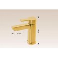 thumbnail image 1 of American Imaginations 1 Hole CSA Approved Stainless Steel Faucet In Gold Color AI-34882, 1 of 2