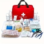 300 Pièces Multi-Function Survival Premiers secours Kit médical Convient pour la maison Outdoor Emergency Kit Voyage Camping Randonnée Kit médical