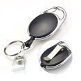 thumbnail image 3 of Muka Carabiner Badge Holder Reels With Back Splint and Key Ring-SolidBlue-100Pcs, 3 of 8