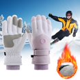 thumbnail image 1 of Winter Gloves Women Men Ski Gloves Thermal Warm Windproof Rainproof Cold Proof Ski Riding Warm Gloves Perfect for Cycling Running Hiking Freezer Work and Daily Activities, 1 of 4