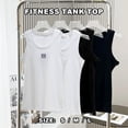 thumbnail image 4 of Women'S Slim Vest For Outer Wear And Inner Wear, All-Match Style, Threaded Loe Correct Version, One Piece Embroidery, 4 of 7