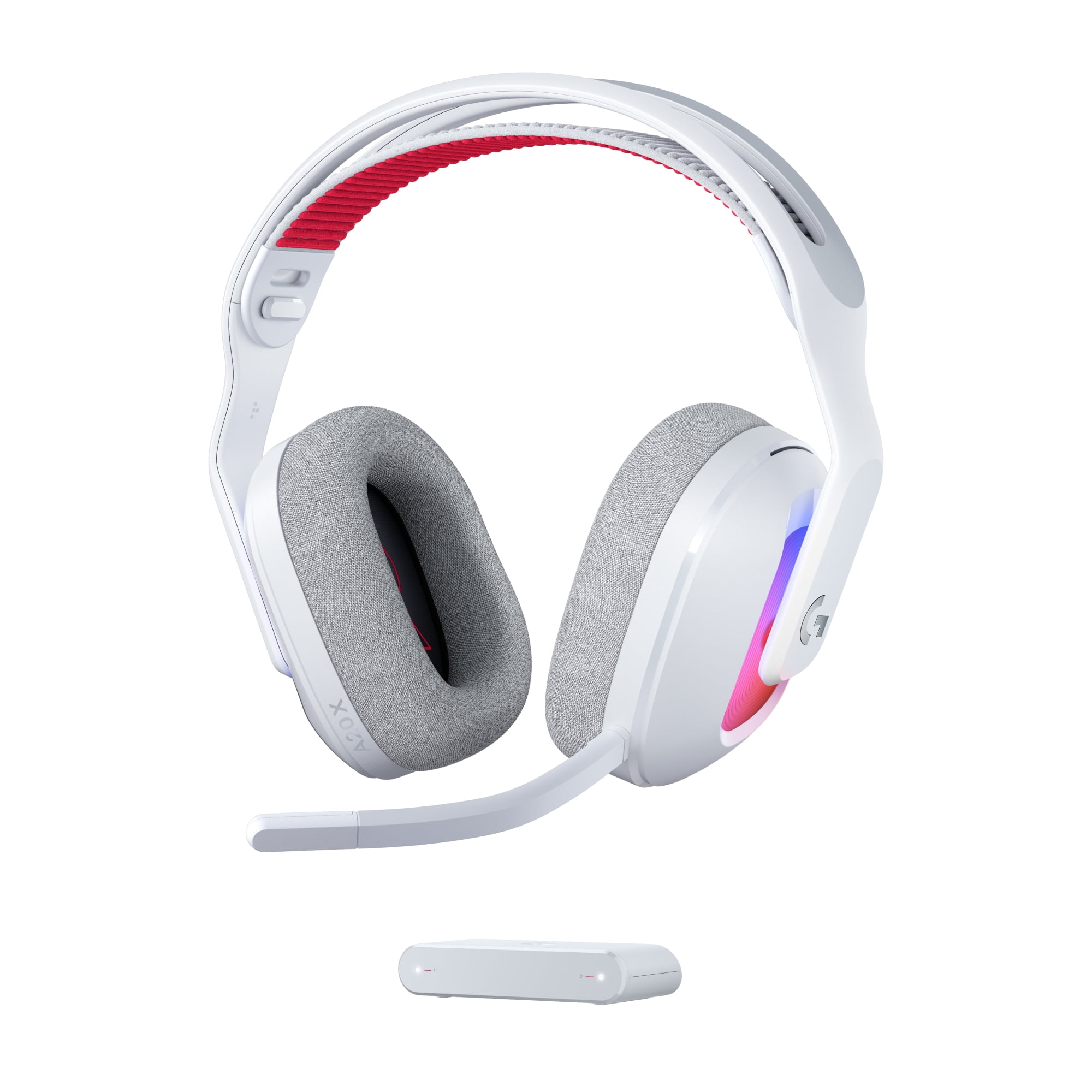 Logitech G Astro A20 X LIGHTSPEED Wireless Gaming Headset for PS5, Xbox, Switch, PC with 2-system PLAYSYNC Audio, Bluetooth, LIGHTSYNC RGB - White