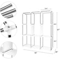 thumbnail image 3 of SUSUZI Garde-Robe Portable Armoire Garde-Robe Multifonction Organisateur de Rangement en Tissu pour Vêtements pour Rangement de Chambre, Buegendy, 3 of 9