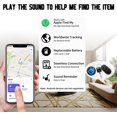 thumbnail image 2 of 𝐢𝐓𝐚𝐠𝐏𝐫𝐨, 𝐢𝐓𝐚𝐠𝐏𝐫𝐨 Pets, Keys, Backpack, Suitcase GPS Tracker. with 𝐀𝐩𝐩𝐥𝐞 Find My (iOS Only, Not for Android), Replaceable Battery (White 2pcs), 2 of 8