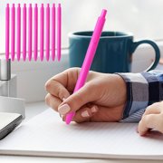 Gel Pens for Writing, Smooth Ink Pens with 0.5 mm Tip for Note Taking, Comfortable Grip, Click Cap, Leakproof, for Office, School, and Home Supplies