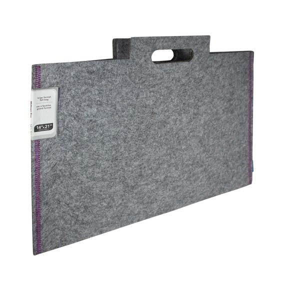 Itoya Sac de Transport pour Uvres d'Art Grand Format 14X21 Gris/violet
